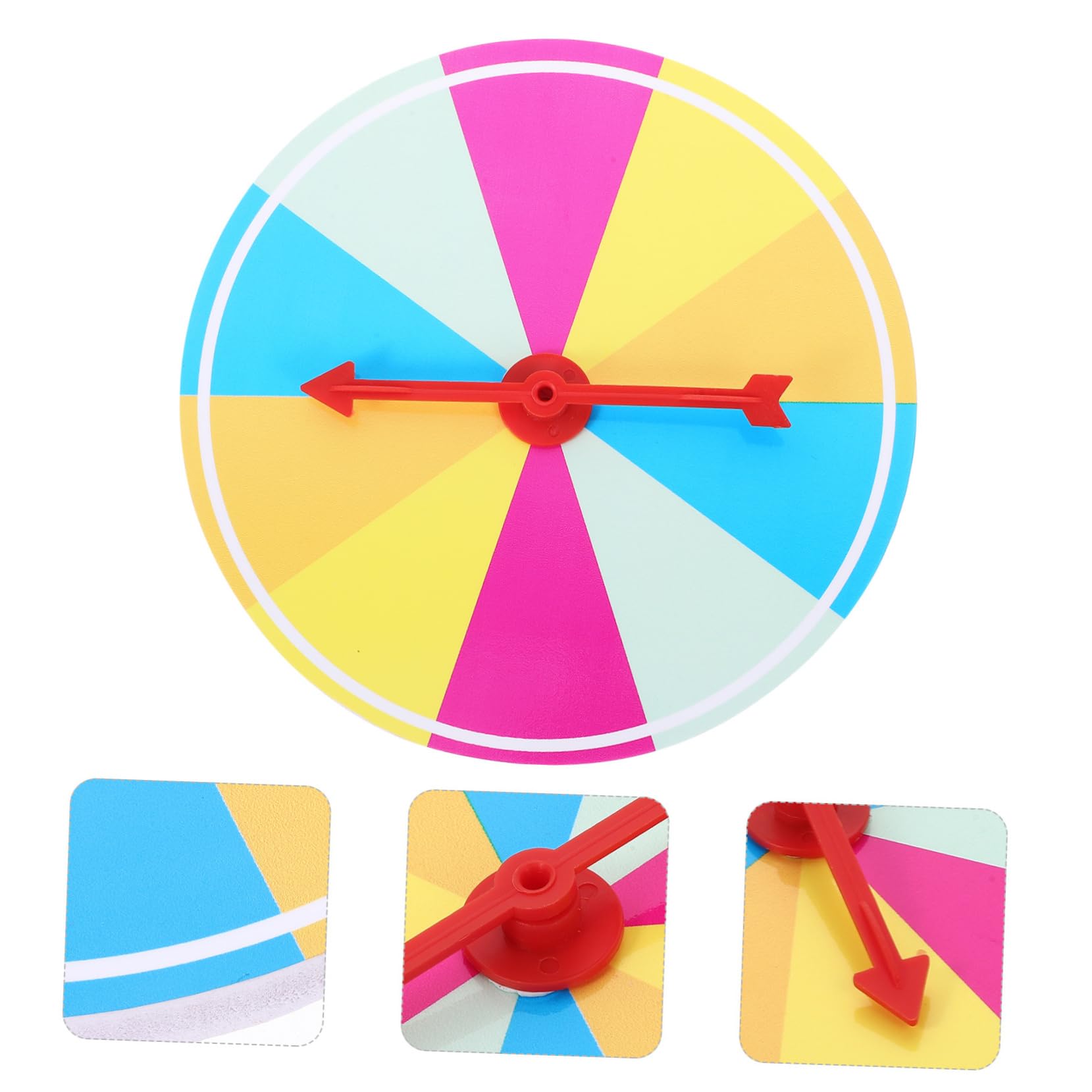 ABOOFAN Turntable Diy Prize Wheel Rotating Prize Wheel for Prizes Party Game Props Wheel of Fortune