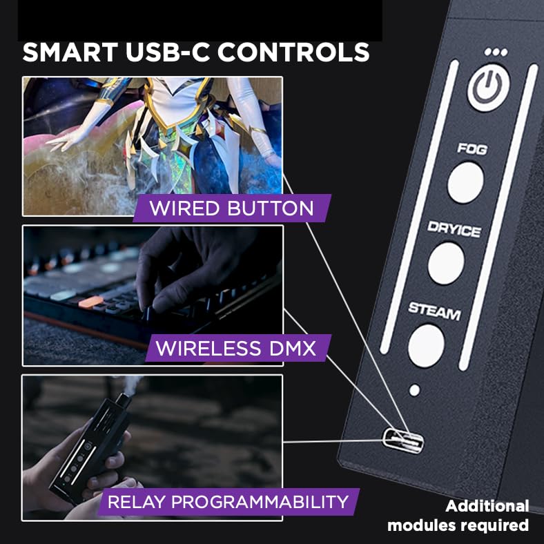 PMI SmokeNINJA PRO Hazer Kit（新品） PMI Kit SmokeNINJA PRO HAZER - Máquina de neblina portátil