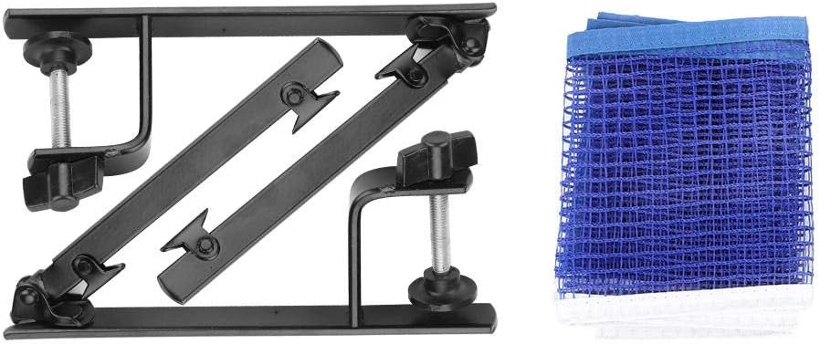 Alomejor Table Tennis Net and Post Set Metal Clamp Portable and Easy Setup Ping Pong Spring Clamp Net Set : Sports & Outdoors