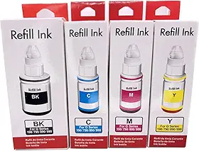 Kit 4 Tintas Compativel Canon G3110 G3111 G4111 Gl-190