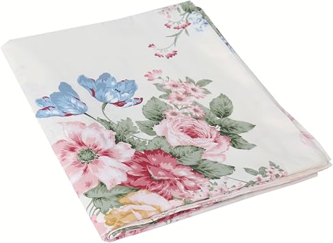 King Flat Sheets Only 100% Cotton White Flat Bed Sheets Hotel Quality Printed Decorative Top Sheets Extra Soft Breathable