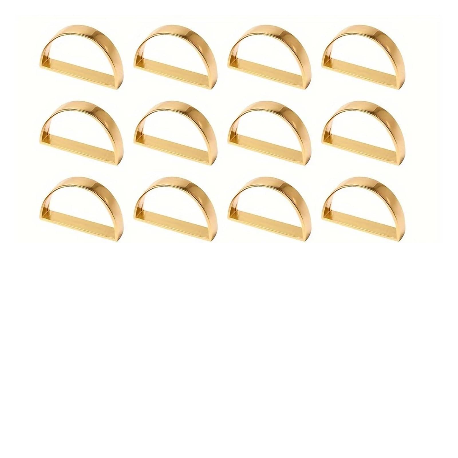 12pcs Gold Napkin Rings