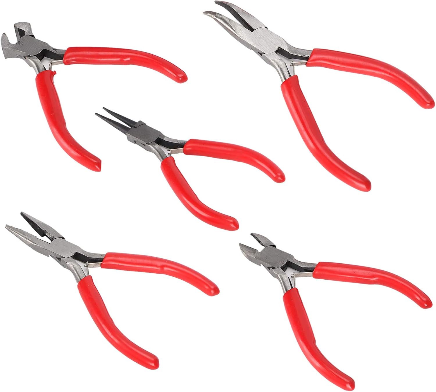 5個セット アクセサリー用工具セット ジュエリーペンチ 手芸ペンチ 手芸用品 ニッパー 手作り アクセサリー ビーズ 製作 Diyクラフト ハンドメイド メーカー公式ショップ