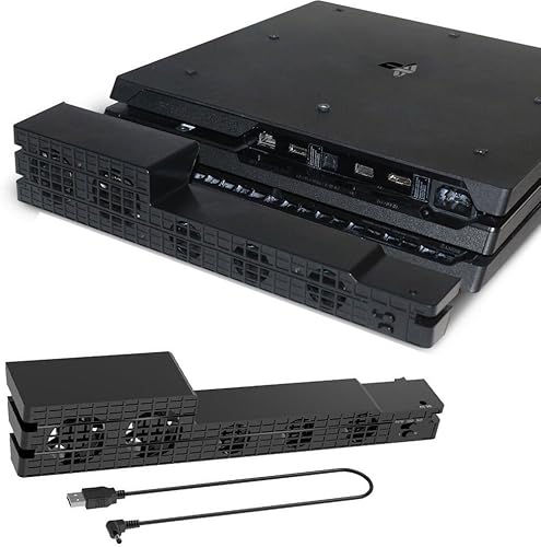 Miniatura 7 de ElecGear - Ventilador de refrigeración para radiador externo con sensor de temperatura para Sony PlayStation 4 Pro