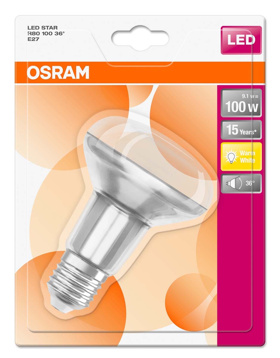 Osram Bombilla, 4.3 W, Transparente