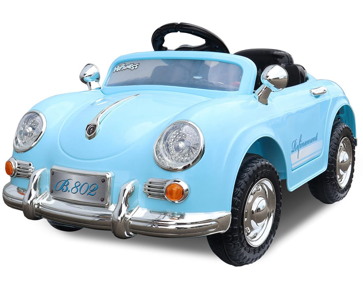 電動乗用☆ラジコンカー☆（ポルシェタイプ）スカイブルー☆中古 