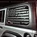Skull Daddy Graphics PRECUT Hard top Window USA Distressed Flag Decals Stickers to fit Jeep Wrangler 2011-2018 (JKU 4door Both Sides)