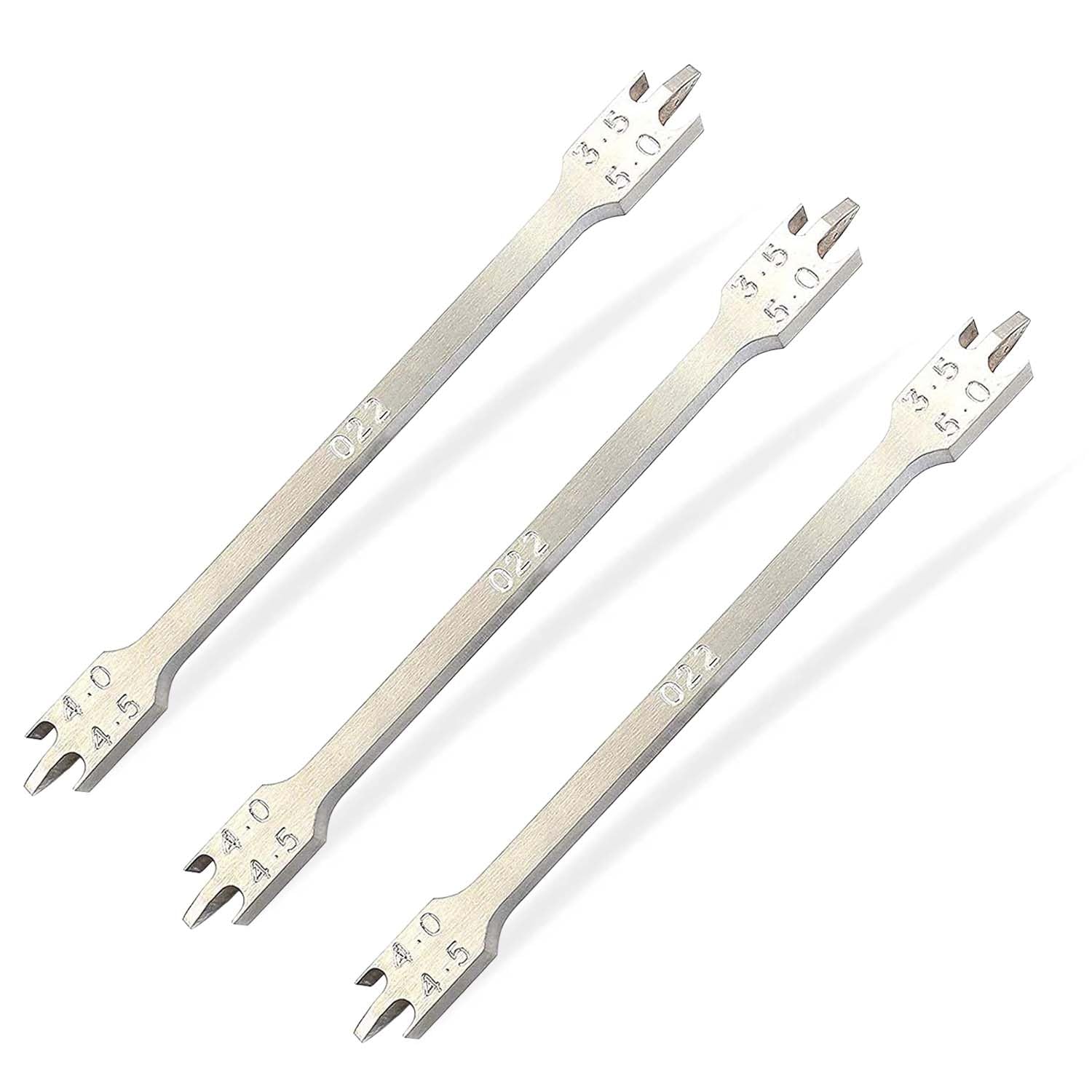 AAProTools 3 Pcs Bracket Height Gauge 022 Orthodontic 3.5mm-4mm-4.5mm-5mm Dental Instruments