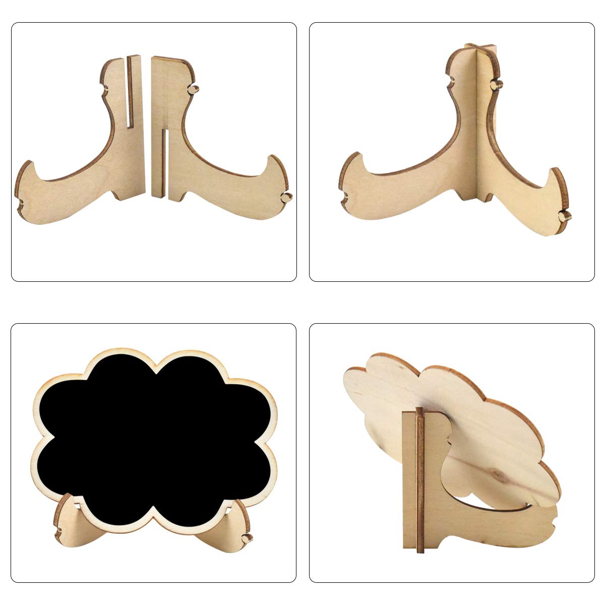 10 PCS TABLEAU D'affichage Effaçable Mini Noir Panneau Enfant EUR 6,68 - FR