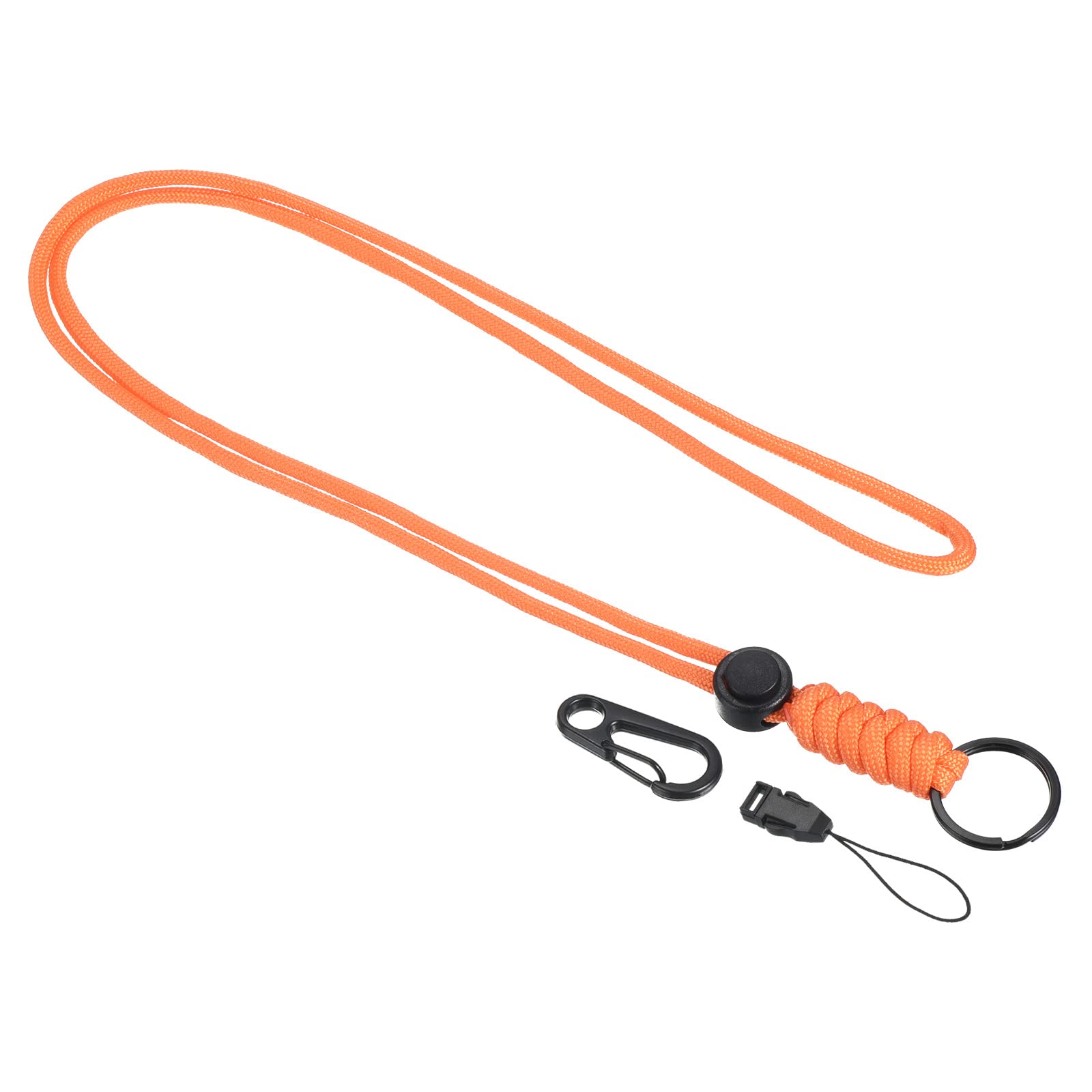 PATIKIL Badge Lanyard With Metal Clasp - 18.8 Inch Neck Strap For ID Cards & Keys