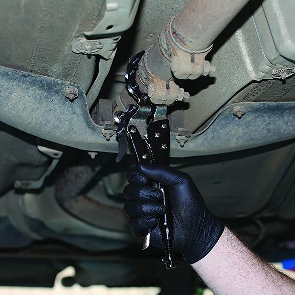 YZYDF Chain Pipe Locking Pliers for Automobile Exhaust Pipe Great for Home and Industrial Repairman for Work