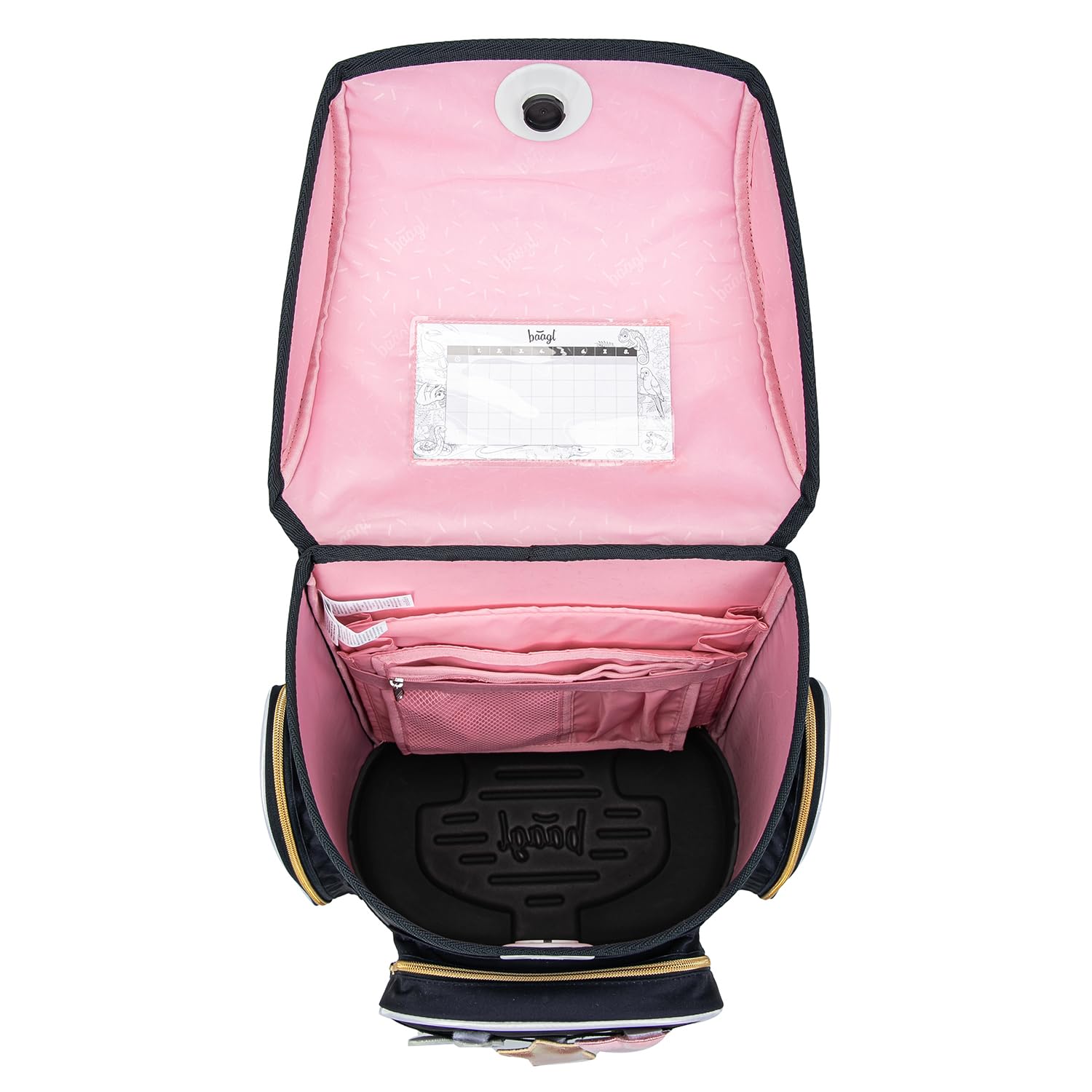 Baagl Mochila escolar para niños y niñas para 1ª clase (o 2ª clase), mochila escolar Ergo para niños y niñas, mochila escolar ligera con correa para el pecho