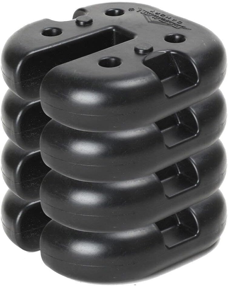 4PCs Heavy Duty Gazebo Leg Weights Square Canopy Tent Outdoor Anchor