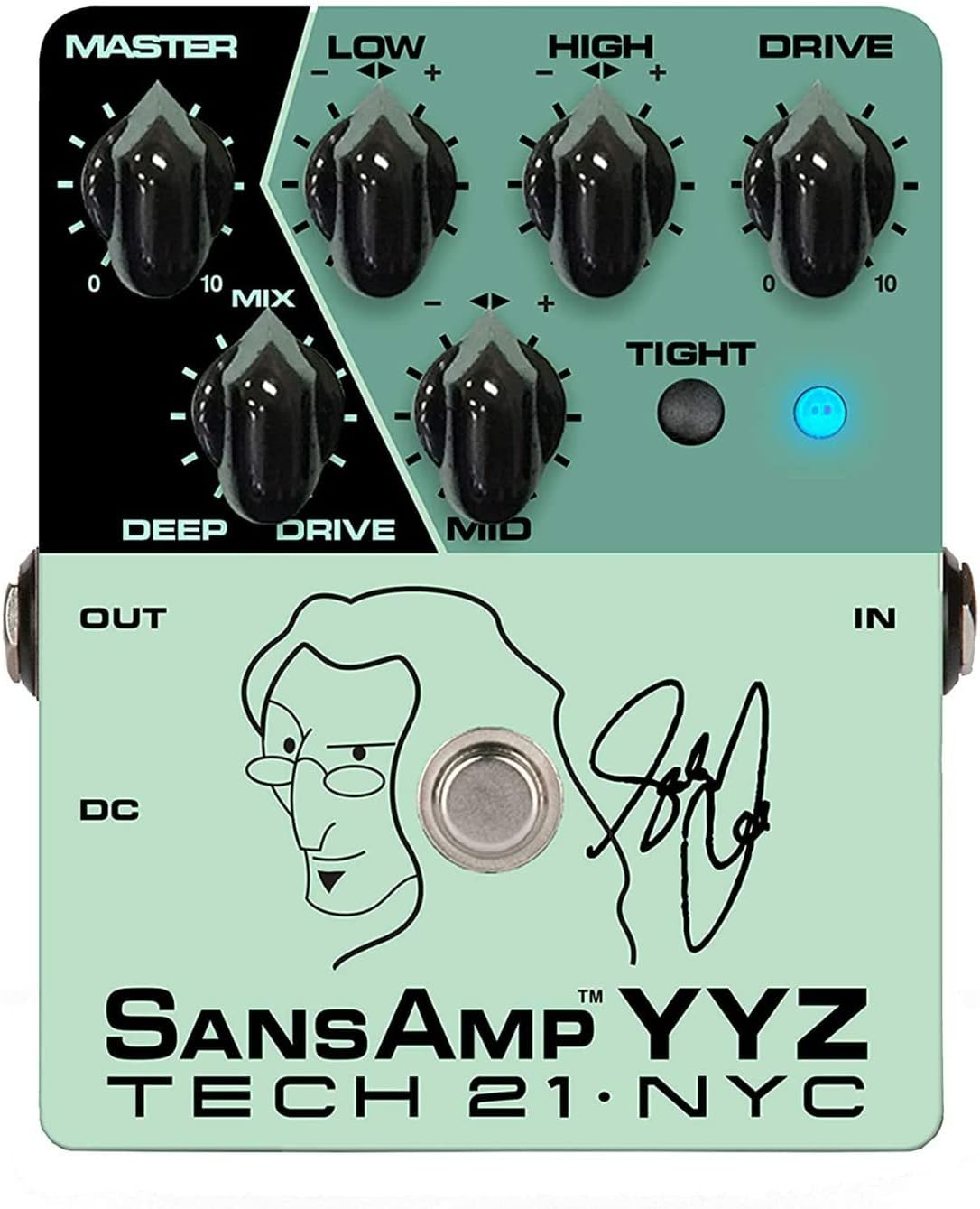 Tech 21 YYZ Geddy Lee Signature SansAmp YYZ Pedal