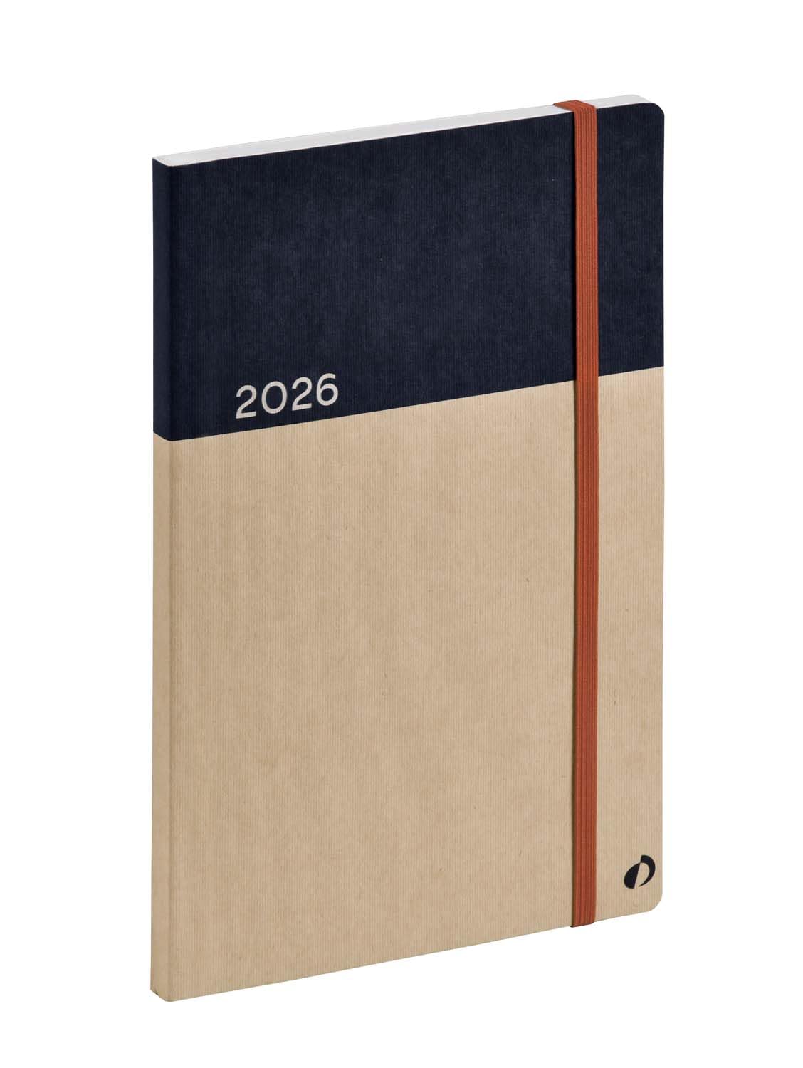 Quo Vadis - Diary - 2026 - Minister Recycled - Weekly Planner - Multilingual - Blue - 13 months from December to December - 16 x 24 cm - Recycled Clairefontaine Paper - Made in France