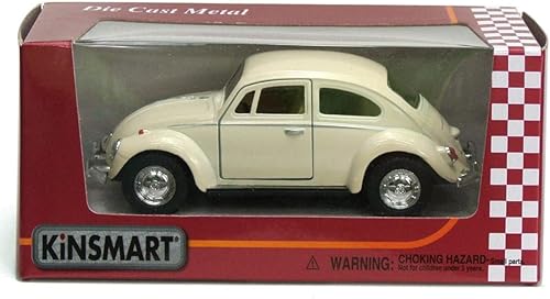 Miniatura 2 de KiNSMART 132 Volkswagen Classic Beetle - Caja con ventana color marfil 200-526