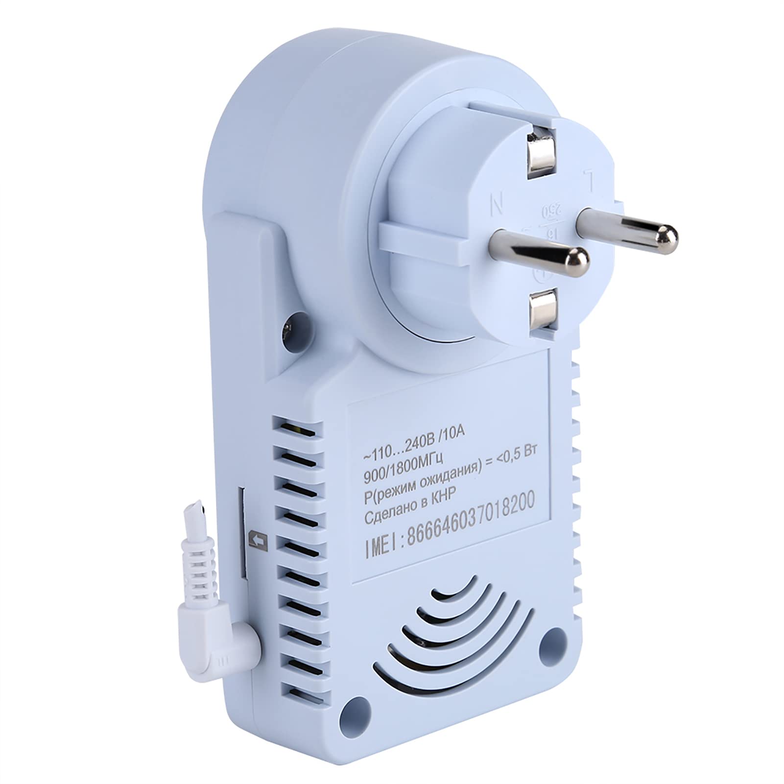 Prise de Courant GSM, Prise de Courant GSM, Contrôle Intelligent de la Température et Capteur de Température d'avertissement pour Usine Domestique (Norme européenne Version Russe)
