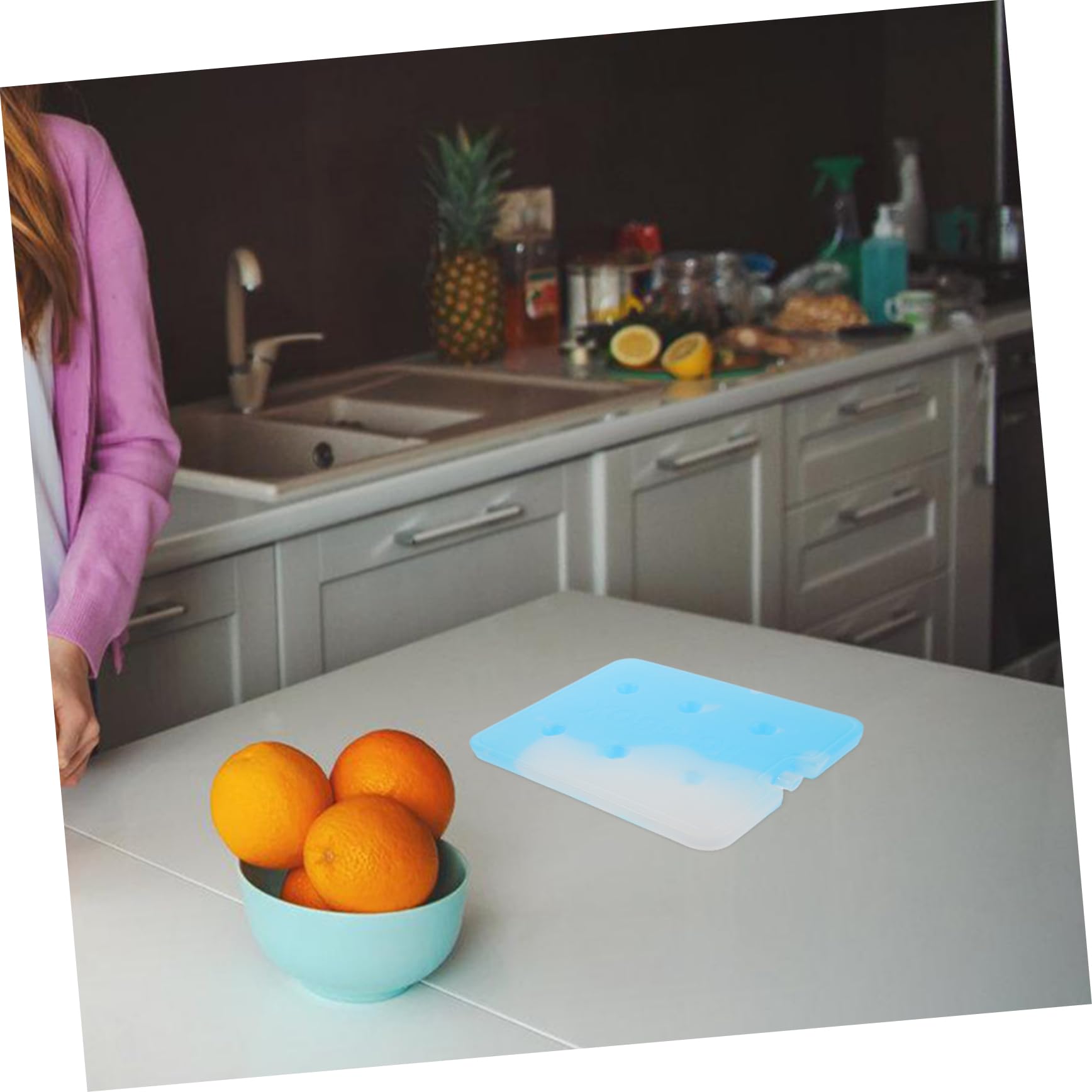 KOMBIUDA Bloques Fríos para Almuerzos y Actividades para Mantener Alimentos y Fríos y