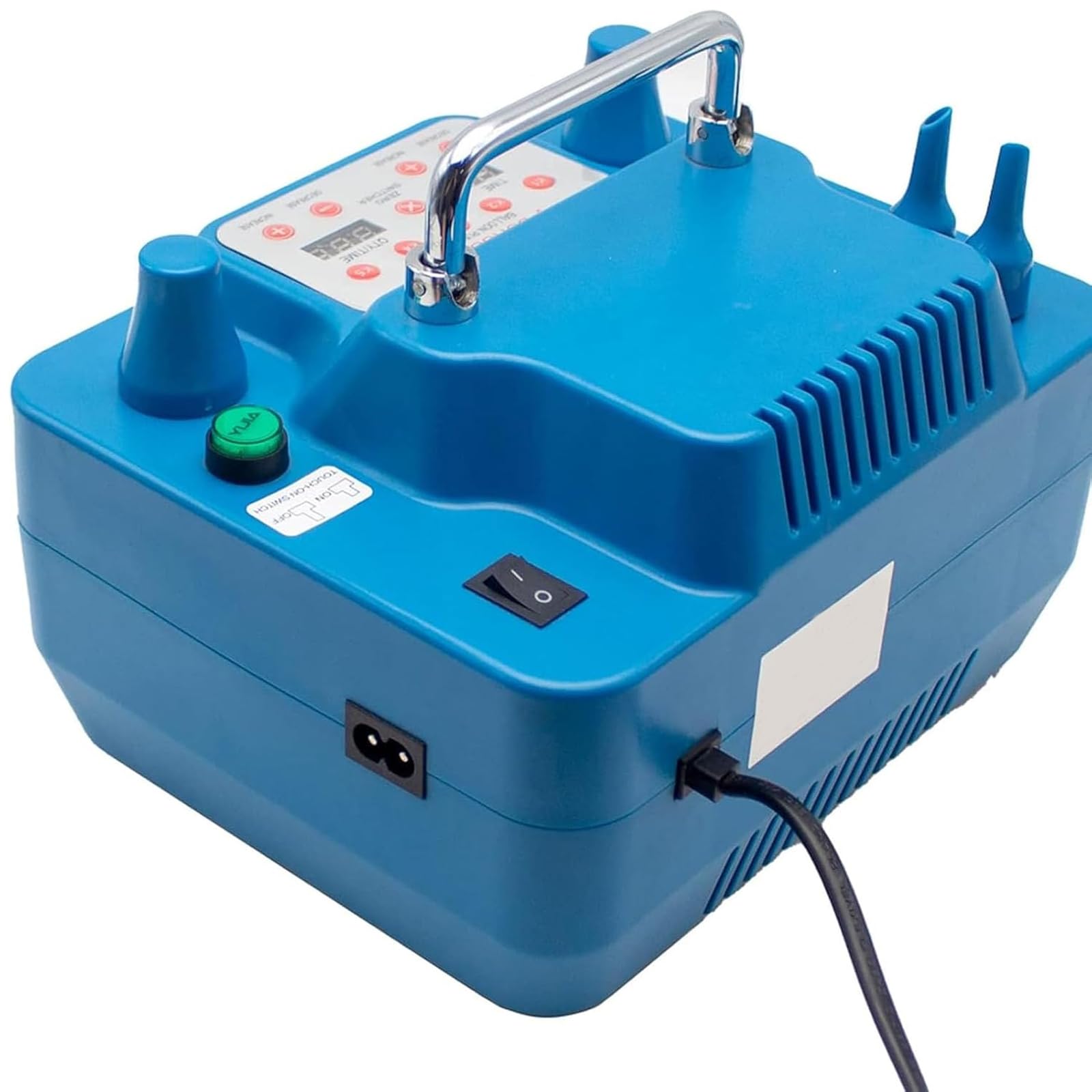 Elektryczna pompka balonowa 1000 W, podwójny otwór z funkcją pomiaru czasu i pamięci, nadmuchiwana w 3 sekundy, przełącznik nożny na imprezy, wesela, urodziny