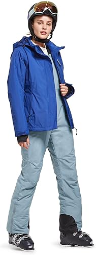 Miniatura 5 de BALEAF Women's Insulated Waterproof Ski Bib Overalls Snow Windproof Snowboarding Pant