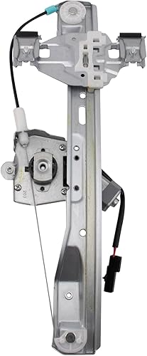 TRQ Rear Left Power Window Motor & Regulator Assembly Compatible with 12-16 Chevrolet Cruze