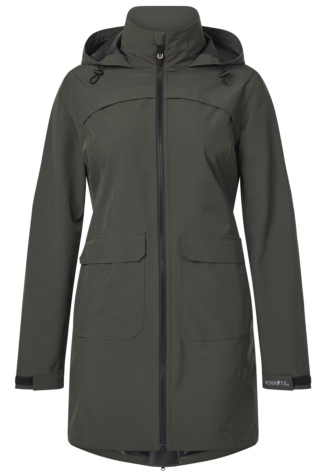 kerrits long raincoat