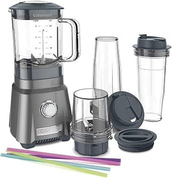Cuisinart CPB-380P1 Hurricane Compact Juicing Blender, Gunmetal
