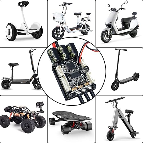Miniatura 5 de Flipsky Controlador de velocidad eléctrico para monopatín FSESC6.7 70A Base en ESC6.6 con disipador de calor anodizado de aluminio