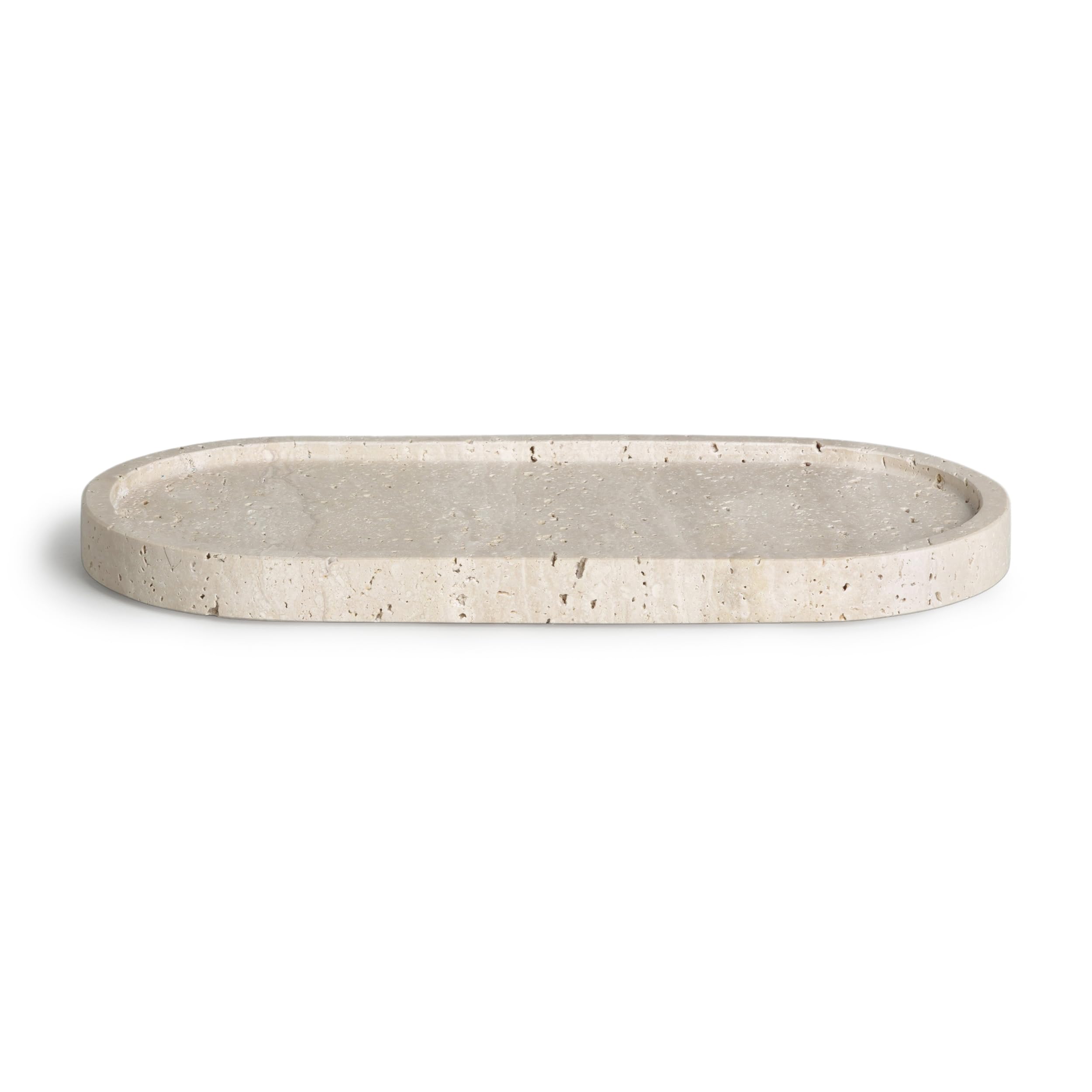 Möve Travertine Grace Tray 30.5 x 15 x 2 cm Limestone Beige
