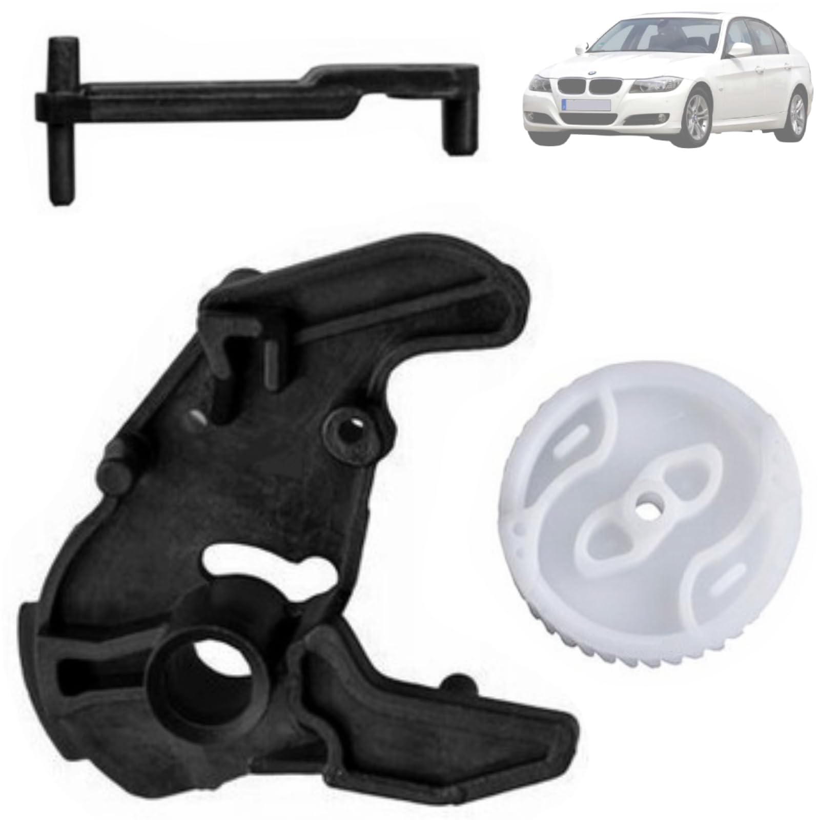 Twowinds - Clip Serrure Compatible avec BMW E90 E91 E91 E92 E93 E93 - Porte Avant ou Arrière Gauche (côté conducteur) - Verrouil