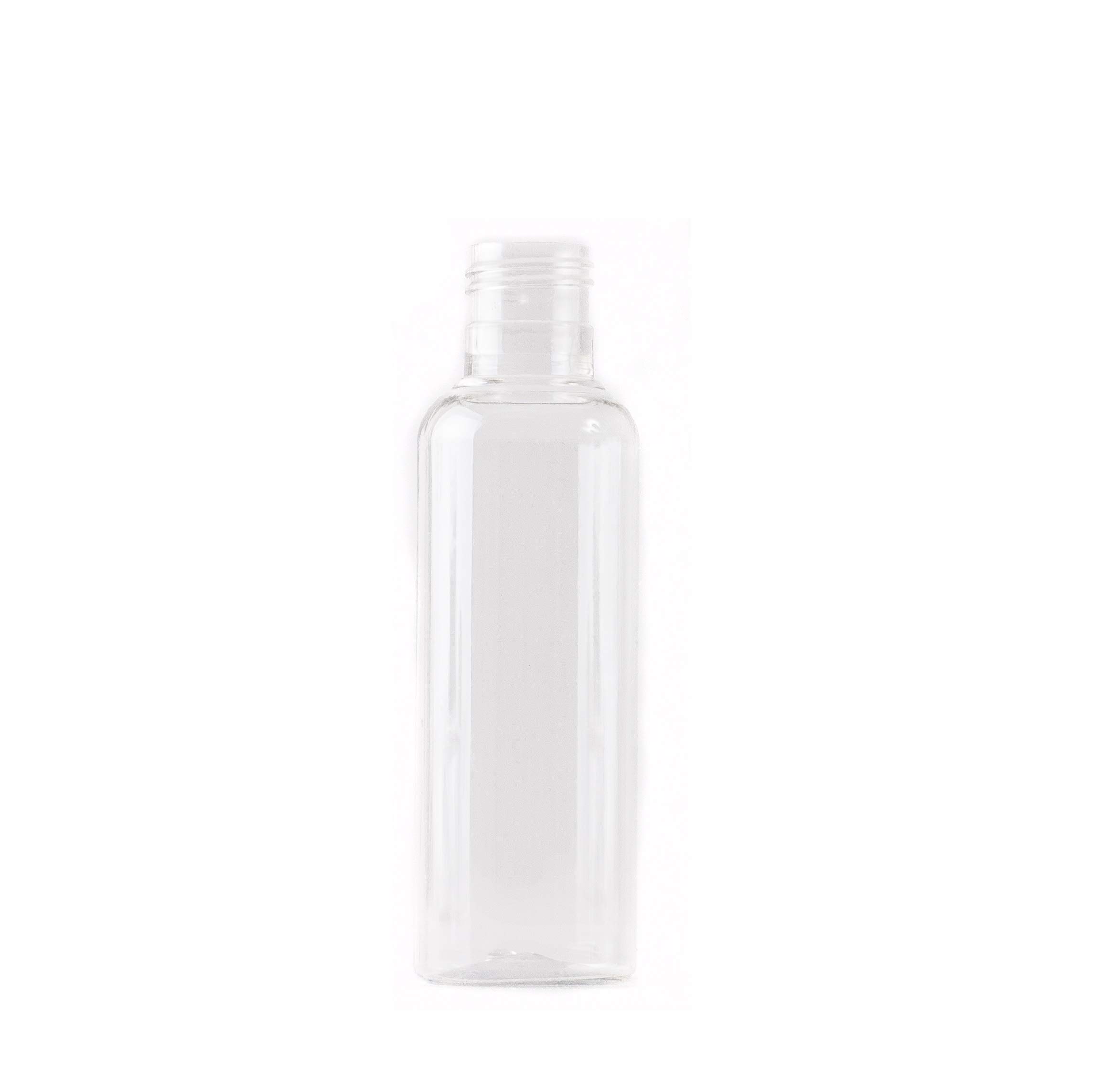 Flacons en PET 125 ml transparents lot de 100 bouteilles vides rechargeables