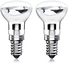 Klarlight 42 W E14 Lava Lamp Bulb (40. Watts), Miniature Edison Screw (SES), Reflector, Warm White 2800K, Energy-Saving, Dimmable (2 Pieces)