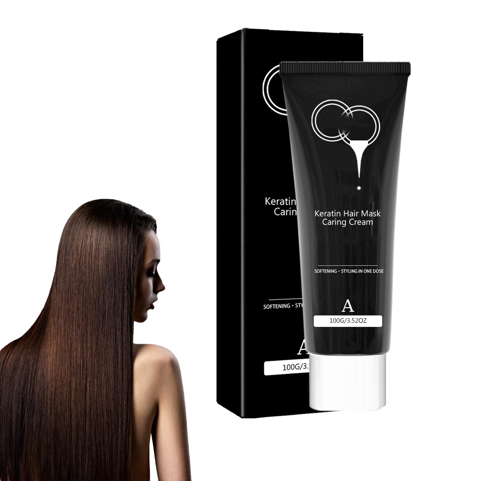 NALACAL Keratin Hair Mask, Hair Nourishing for Dry Damaged Hair, Nourishing Soft Hair Tonic Keratin Hair Scalp Care, Hair Care Maskfor Dry & Damaged Hair, Recover Elasticity & lustrous & Soft Hair