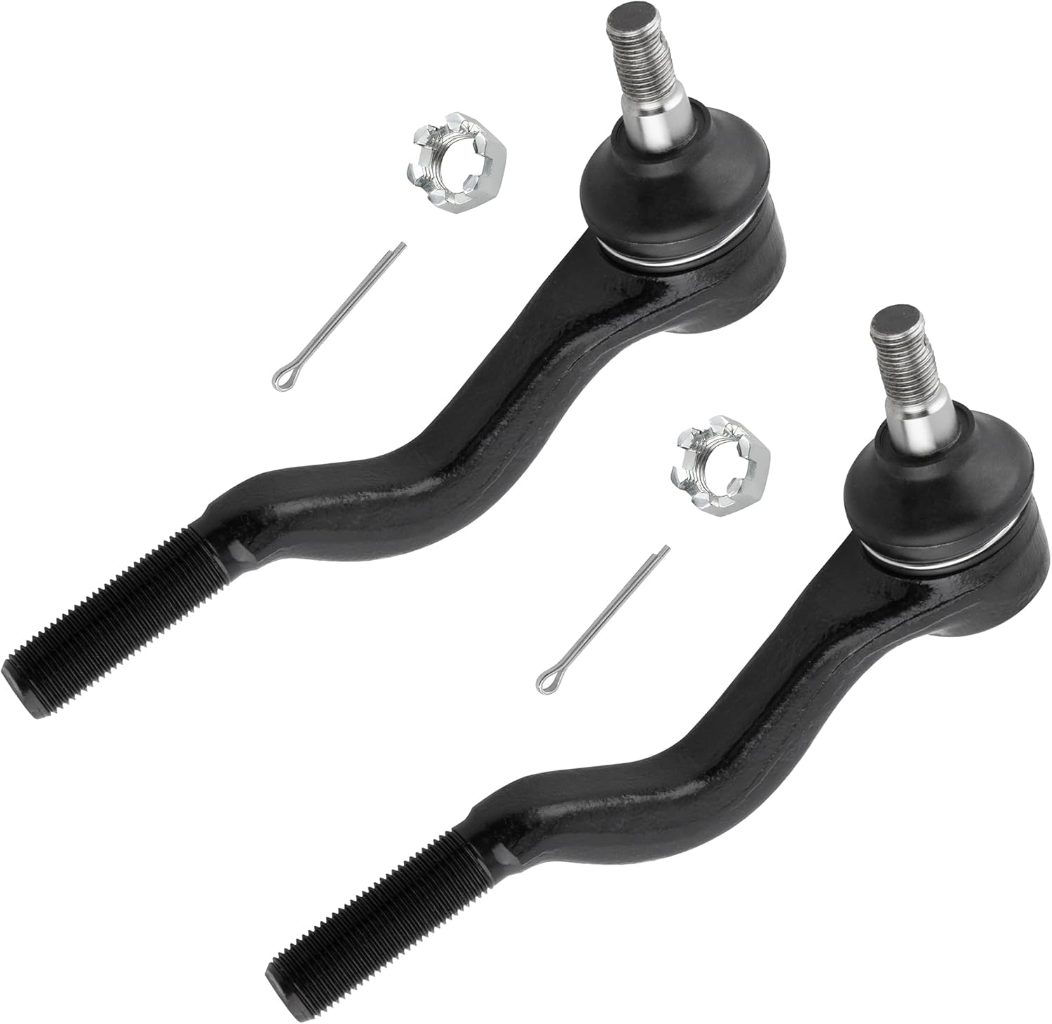 K9754 K9755 ES3386 ES3387 Front Inner & Outer Tie Rod Ends Lower Ball Joints for Mitsubishi Montero 1992-2000 Montero Sport 1997-2004, Pack of 6