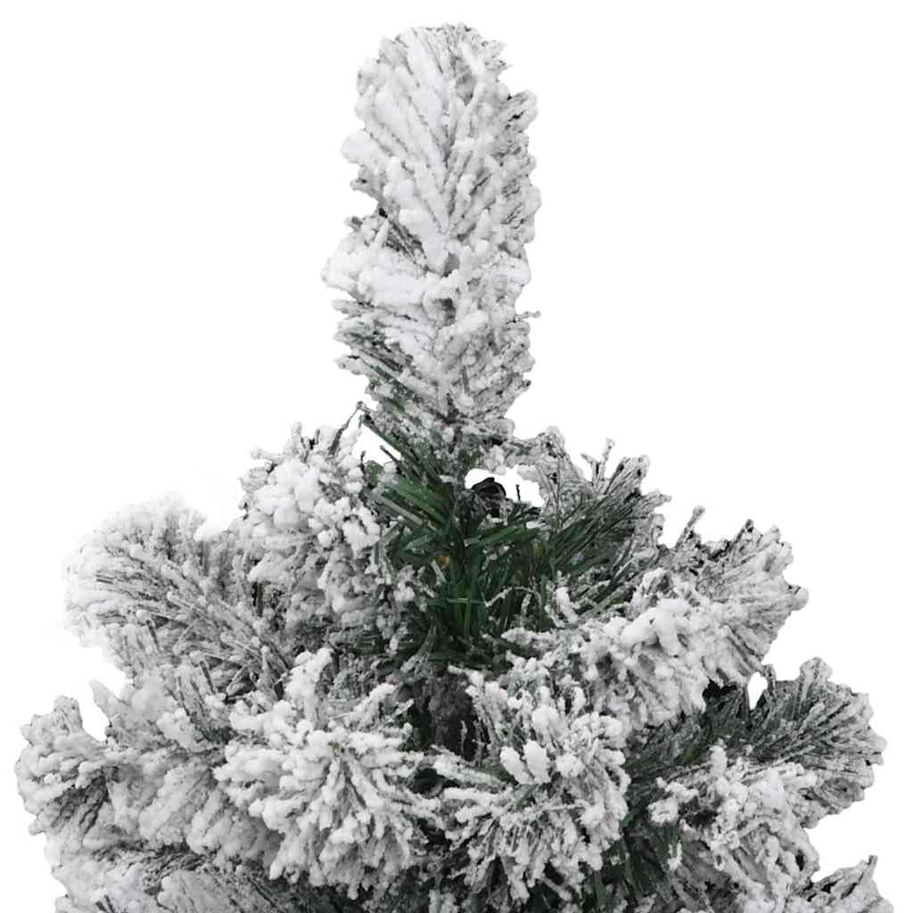 Árbol de Navidad artificial plegable de 150 cm con soporte de hierro, aspecto realista, ramas plegables automáticamente, reutilizable