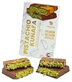 Chocolado Dubai Chocolate Kunafa Pistachio (The Original), 6.53oz - 185 grams - Imported from DUBAI UAE, Ideal Gift for all Occasions, 100% Original Taste!