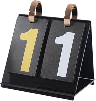 Portable Stable Flip Number Score Board Score Counter Manual Ensures Reliability And Fun During Sessions Card Board Game Scoreboard With Stand Competition