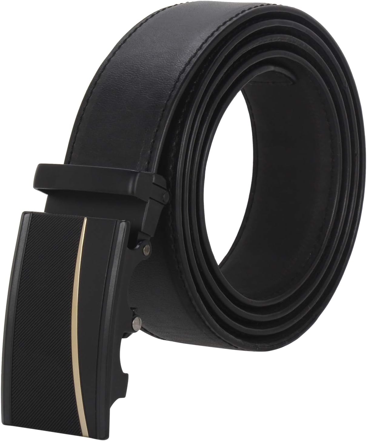 Labnoft Men's PU Leather Auto Lock Belt