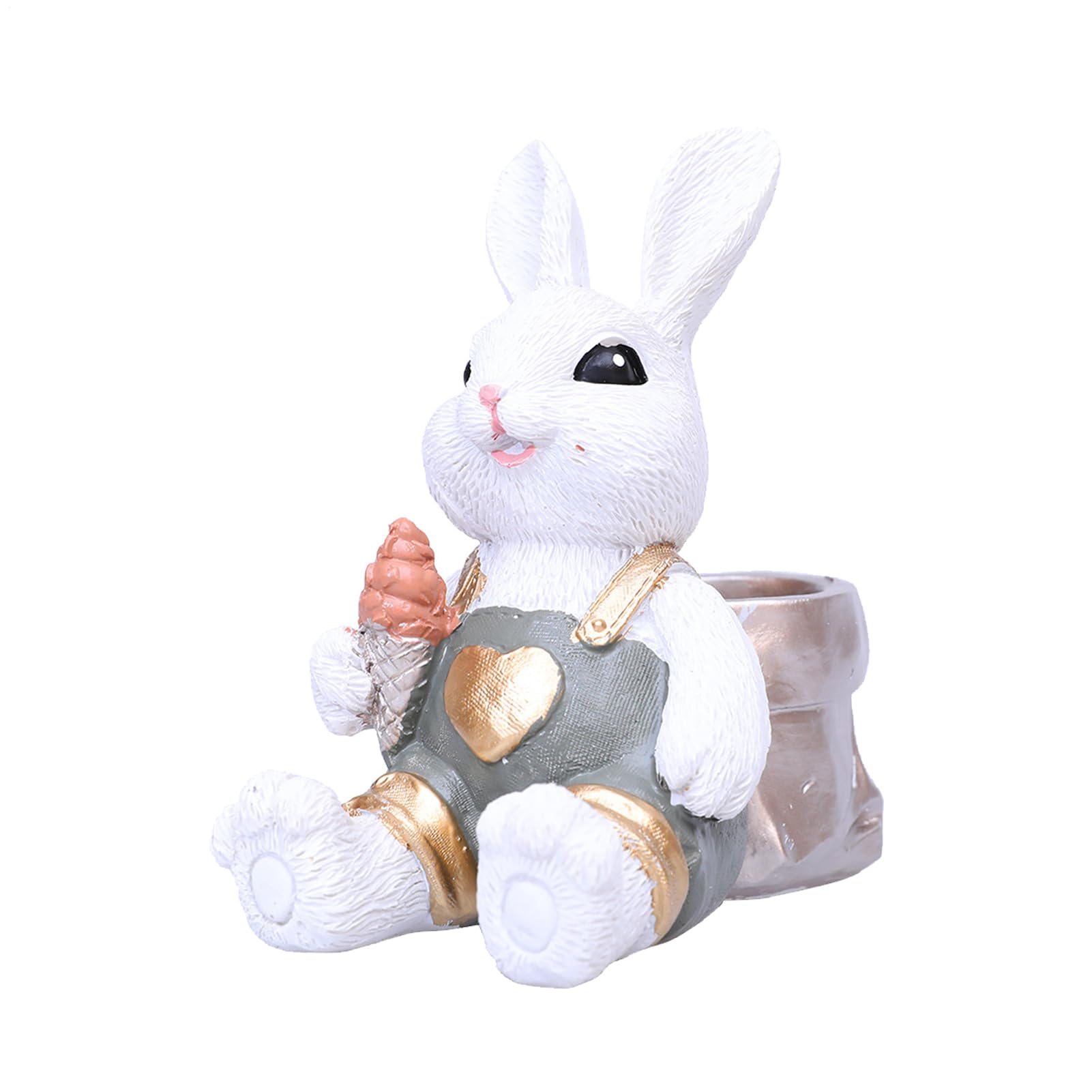 Sculpture Collectionnable de Lapin en Résine pour Pâques et décoration haut de gamme