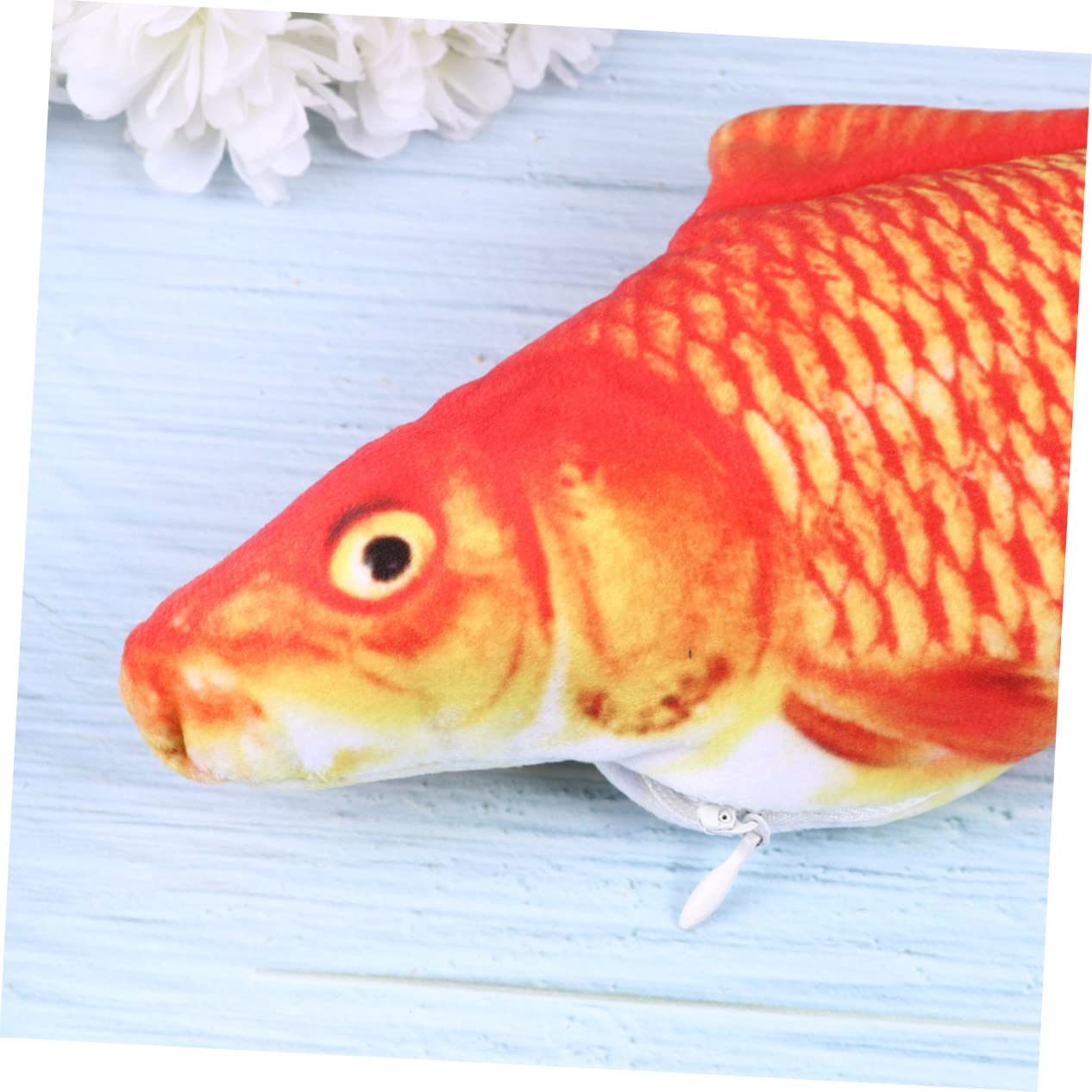 Ipetboom 3 Juguetes Eléctricos Realistas para Mascotas Juguetes para Gatos Ciprinoide Rojos Curiosidad.