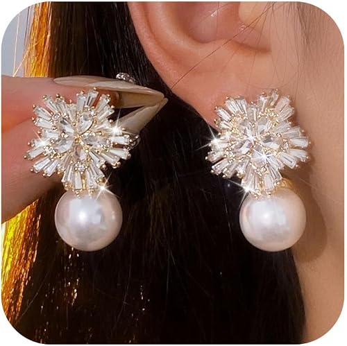 Snowflake Earrings Christmas Earrings for Women Holiday Winter Jewelry Christmas