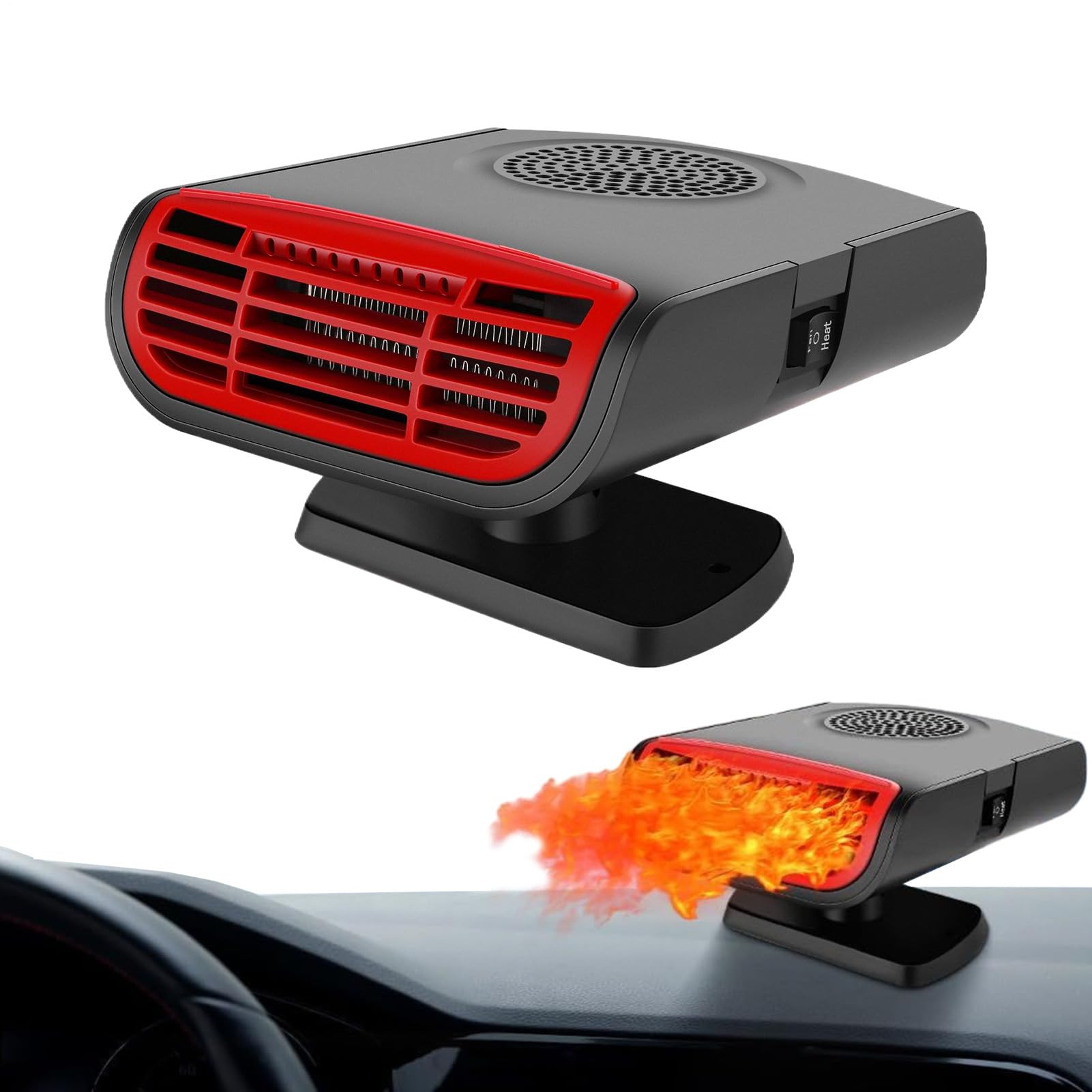 Chauffage de voiture portable rapide 12V pour dégivrer le pare-brise en extérieur
