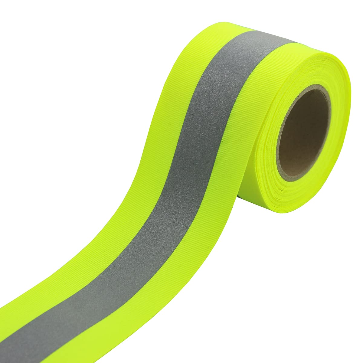 JINBING Silver Sew On Reflective Tape for Clothing Safety Fabric Webbing Trim Strip Fluorescent Yellow 2 JINBING Silver Sew On Reflective Tape for Clothing Safety Fabric Webbing Trim Strip Fluorescent Yellow 2