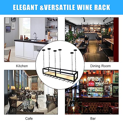 Casier à vin vintage suspendu pour optimiser l'espace du bar - 7