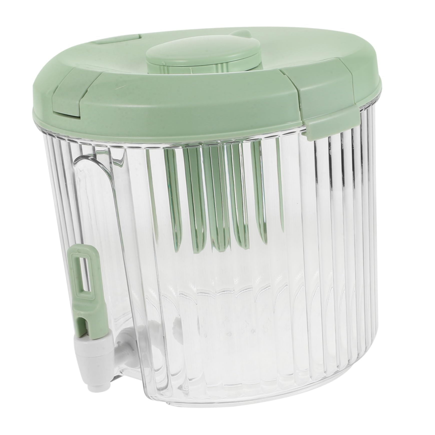 HEALLILY Brocca per succo di capacità con beccuccio per tè alla frutta prodotta a freddo e acqua refrigerata Dispenser di bevande in plastica per uso alimentare per frigorifero rubinetto per