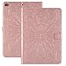 Price comparison product image A-BEAUTY iPad Air Case, iPad Air 2 Case, Cartoon Pattern Premium PU Leather Flip Wallet Slim Book Case for Apple iPad Air/iPad Air 2, Rose Gold