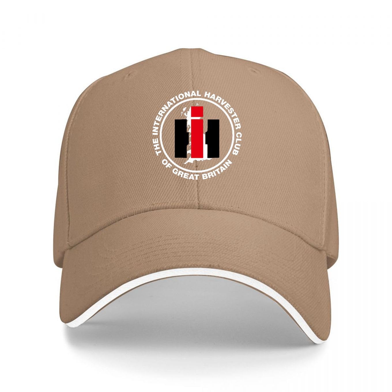 International Harvester IH Tractor Natural Unisex Adjustable Baseball Cap