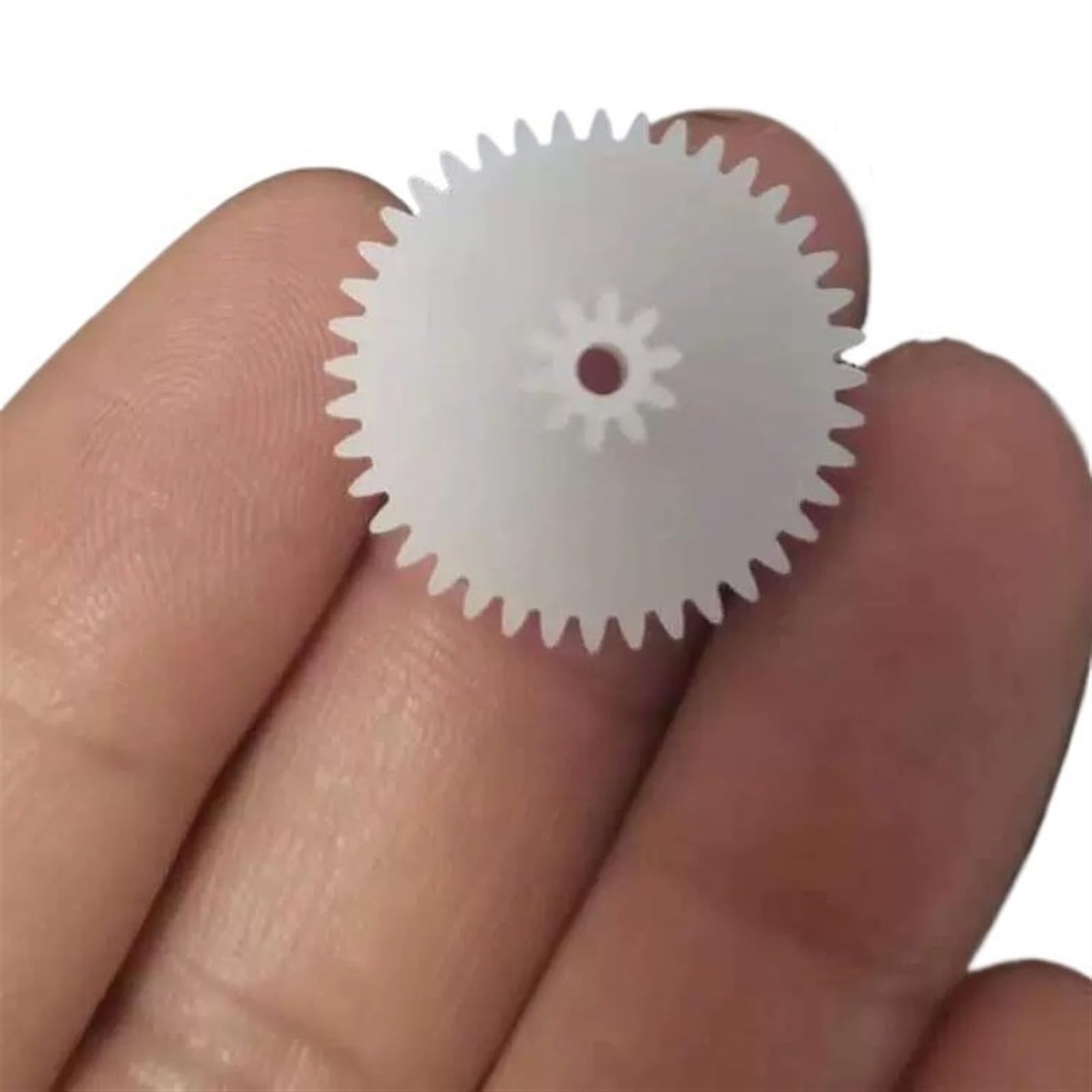 Shaft Pinion 10pcs Plastic Dual Gears 2mm Loose Fit 30142B Double Layer Pinion Gear 0.5 Module 14 Teeth 30 Teeth DIY Toy Double Gear Motor Transmission