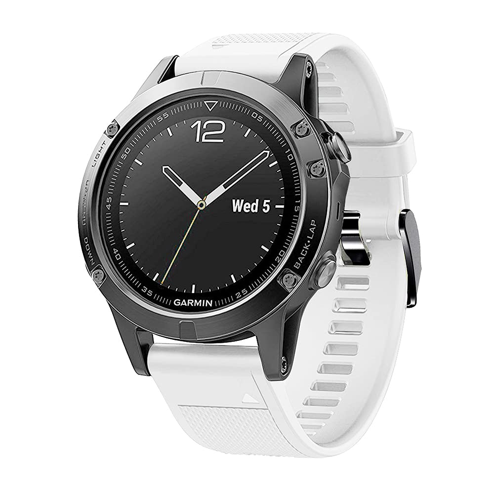 REYDA Silicone Strap Compatible for Garmin Fenix 7/7 Pro/6/6 Pro/5/5 Plus - Image 2