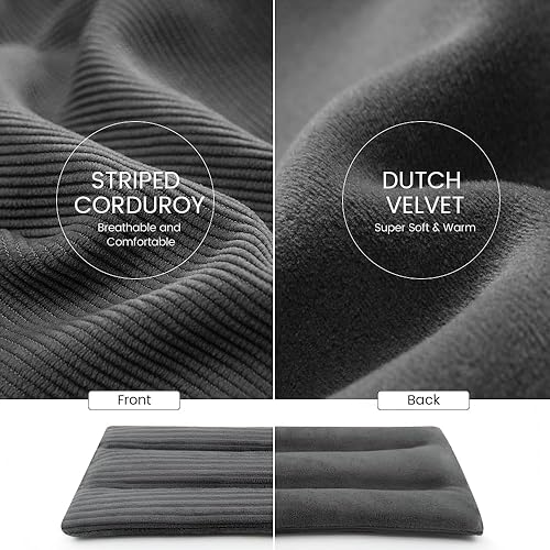 Miniatura 10 de Almohadilla térmica para microondas de 6 x 12 pulgadas, almohadilla térmica para microondas, bolsa de frijol para microondas para cuello y hombros,